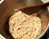 ひき肉ほうれん草じゃがいものうま辛スープ作り方1写真