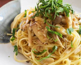 麺つゆで♬きのことツナの和風パスタ作り方5写真