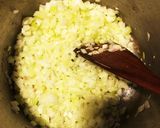 ひき肉ほうれん草じゃがいものうま辛スープ作り方2写真