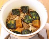 かぼちゃと豚ばら肉の煮物作り方7写真