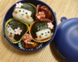 明太子＆大葉＆マヨネーズおにぎり♪作り方4写真