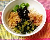 離乳食完了期♡納豆とオクラのネバネバ丼作り方6写真
