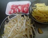 もやし、豚肉、タケノコ、の簡単おかず作り方1写真