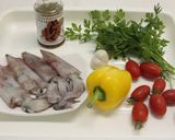 いかとトマトのホットサラダ作り方1写真
