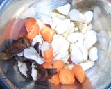 ~炊飯器で筑前煮~作り方1写真