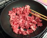 簡単メイン♪牛こま肉で焼肉風作り方2写真