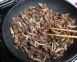 簡単メイン♪牛こま肉で焼肉風作り方4写真