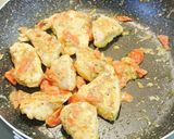 柔らか♡鶏胸肉の塩トマトハーブソテー作り方5写真