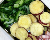 簡単⭐ゴーヤ・さつまいも⭐バタポン炒め♪作り方1写真