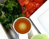⭐野沢菜漬け・納豆・トマト⭐白だしで♪作り方1写真