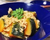 お鍋一つで♪　かぼちゃの挽肉あんかけ作り方10写真