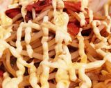 こっそり1人飯★もやしハムのマヨ醤油作り方3写真