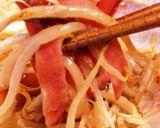 こっそり1人飯★もやしハムのマヨ醤油作り方4写真