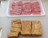 かさ増し豚ステーキ作り方1写真