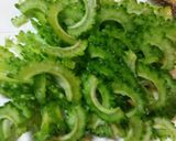 うま～な一品♡豆腐の卵あん ゴーヤ添え作り方3写真