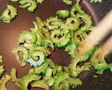うま～な一品♡豆腐の卵あん ゴーヤ添え作り方7写真