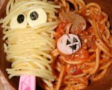 ハロウィン弁当にも♥ミイラパスタ作り方4写真