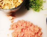 簡単！甘辛☆鶏ごぼう丼作り方1写真