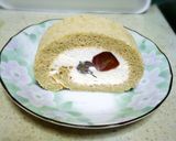 ＨMで作る秋のぶどうのロールケーキ作り方16写真