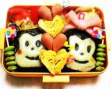 かわいいミッキーミニーお弁当♡作り方11写真