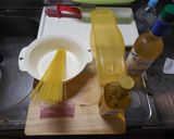 囚人風 電子レンジでペペロンチーノ作り方1写真