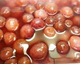 秋の味覚♪白黒ぶどうのコンポート作り方7写真