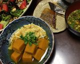 かぼちゃと湯葉のたいたん作り方14写真