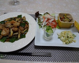 鶏肉とピーマンとしめじのオイスターソース作り方5写真