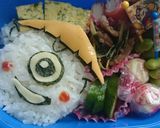 妖怪ウォッチ☆簡単 キャラ弁☆一つ目小僧作り方3写真