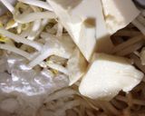 もやしと豚肉のモチモチ焼き作り方2写真