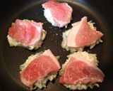 もやしと豚肉のモチモチ焼き作り方5写真