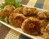 レンコン豚肉つくね☆シャキシャキ食感♪作り方16写真