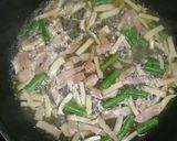 激ウマ！ベーコンの柚子こしょうパスタ作り方4写真