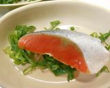 レンジで簡単☆鮭のゴマ味噌蒸し作り方2写真