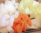 離乳食初期♡甘〜い野菜だしの作り方作り方1写真