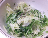 油揚げで食感UP♪丘ひじきと水菜のサラダ作り方3写真