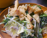 油揚げで食感UP♪丘ひじきと水菜のサラダ作り方4写真