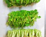 簡単♪豆苗と豚肉の炒めもの♥作り方1写真