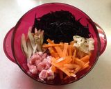 レンジで簡単ひじき煮作り方1写真