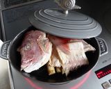 ストウブで鯛のアラ炊き作り方1写真