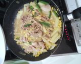 フライパンで時短☆味噌バター肉じゃが。作り方5写真