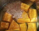 白だしで楽チン！かぼちゃとツナの煮物作り方2写真