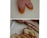 ちくわとウインナーのこんがりチーズ作り方1写真