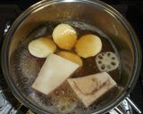 満月切りのさつま芋♪秋の炊き合わせ作り方6写真