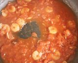 簡単本格、えびとトマトのクリームパスタ作り方1写真
