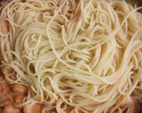 簡単本格、えびとトマトのクリームパスタ作り方3写真