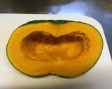 かぼちゃの鶏そぼろ煮作り方1写真