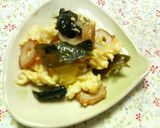 お弁当の片隅に☆竹輪＆卵＆ワカメ炒め♪♪作り方4写真