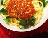 ピリ辛☆トマトの坦々うどん作り方8写真