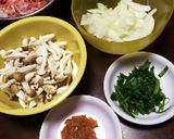 豚コマ肉のさっぱり梅炒め作り方2写真